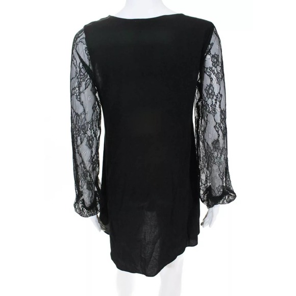 Lovers + Friends V-Neck Lace Mini Shift Dress - Picture 3 of 6